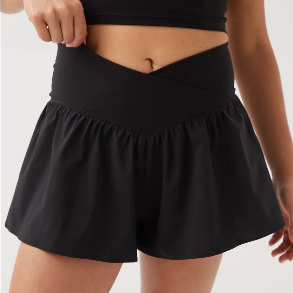 Aerie Flowy Crossover Shorts